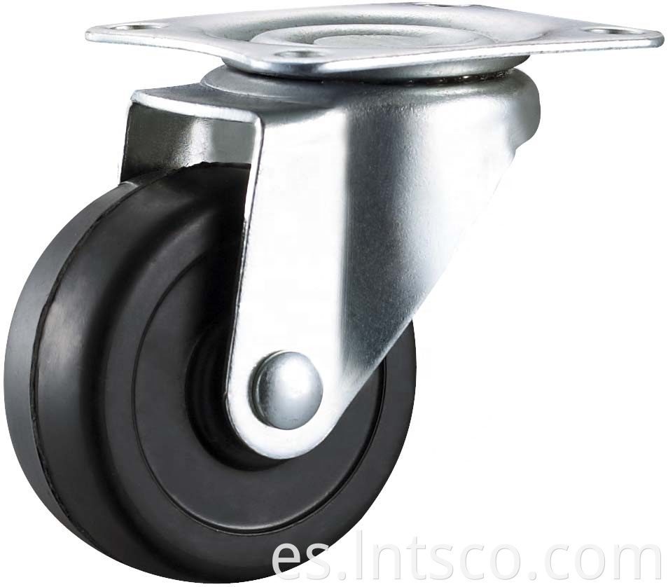 Light Duty Rubber Swivel Casters